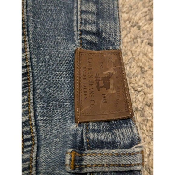 Ralph Lauren Jeans Co Womens boot cut jeans light wash 18W some stretch - Picture 4 of 5